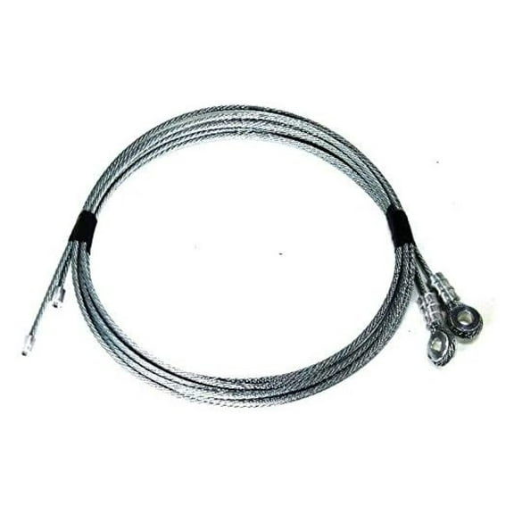 Truck Door Cables 1/8" - Todco Style Roll Up Box Truck Door Cables 130" Stainless Steel Galvanized - Replacement Cable for Box Trucks, Delivery Vans & Commercial Vehicles