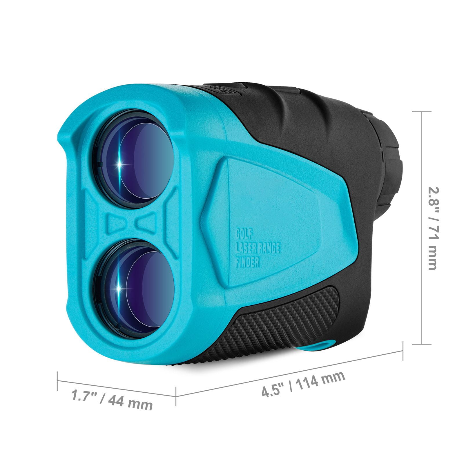 Generic 900 Yards Laser Golf Rangefinder, 6X Magnification Hunting Distance Measurer with External Magnet Mount, 1-piece