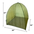 thumbnail image 6 of Tierra Garden Haxnicks 36" x 36" Fine Mesh Polyethylene Plant Cover with Air Vents, 6 of 6