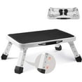 thumbnail image 1 of Step Ladder Step lbs Capacity Ergonomic Folding Steel Step Stool with Wide Slip Pedal Sturdy Step Stool for Adults Toddlers MultiUse for Household Kitchen Office RVs, 1 of 10