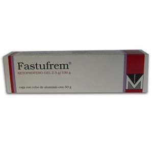 Fastufrem gel 2.5 g/100 g tubo de aluminio 50 g