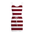 thumbnail image 3 of Women's Casual Tennis Dress Relaxed Everyday Wear for Women Lightweight Beach Ready Sleeveless Backless Summer Dress Red M, 3 of 3