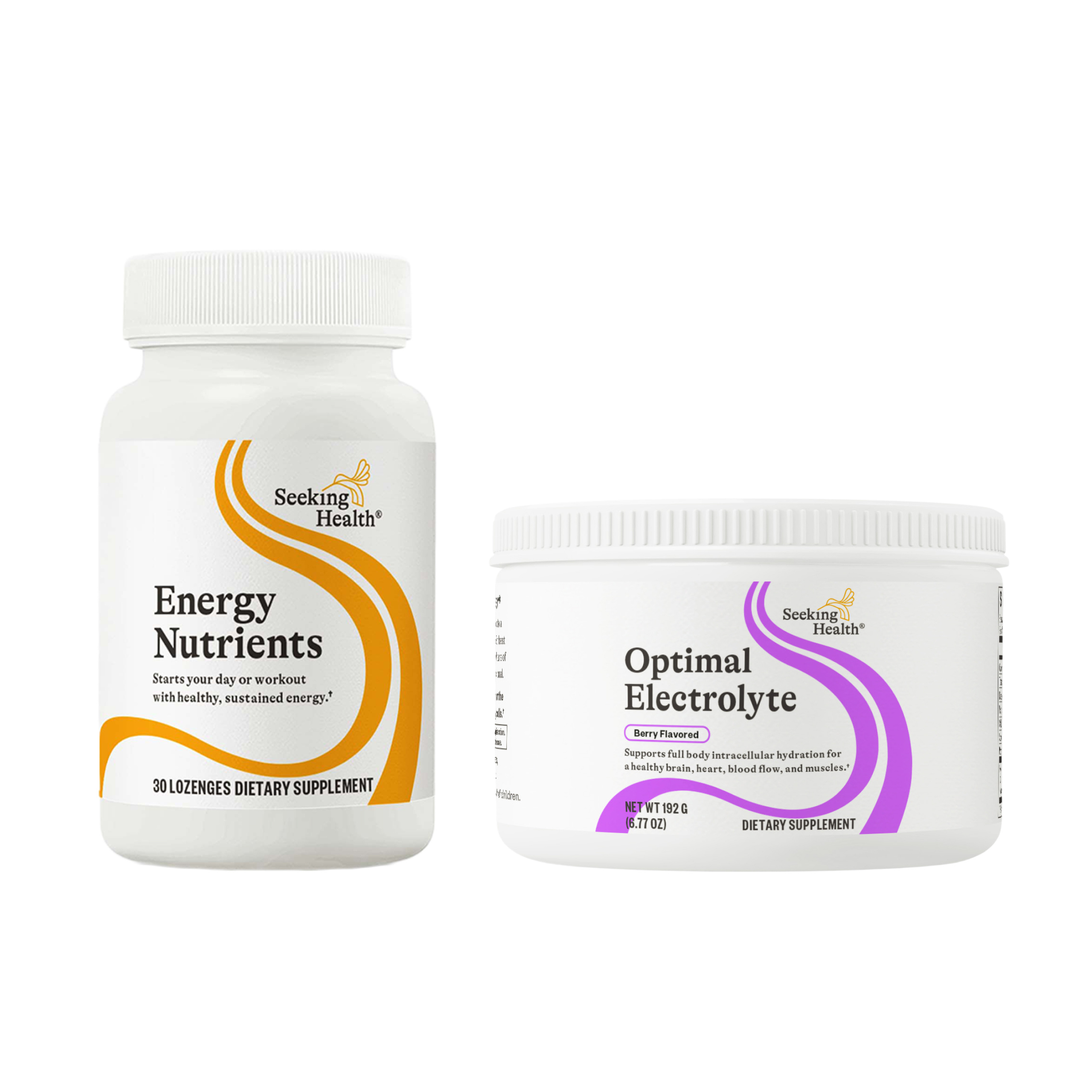 Seeking Health Energy Nutrients - Nutritional Supplement for Energy Support† - Supports Memory, ATP Production & Vitality† with Glutathione and ATP - 30 Lozenges