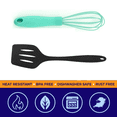 thumbnail image 3 of 2 utensilios de cocina de silicona, utensilios de cocina antiadherentes y resistentes al calor, útiles utensilios de cocina, 3 of 5