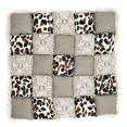 thumbnail image 1 of Cojín de asiento con diseño floral y lazos, ideal para sillas de comedor, jardín, cocina, oficina, escuela, asiento de coche, cama para mascotas, tamaño 15,7 x 15,7 pulgadas/40 x 40 cm (marrón), 1 of 3