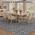 thumbnail image 4 of Area Rug x Rugs for Living Room Bedroom High Low Textu Jacquard Boho Neutral Carpet Non Slip Machine Washable Rug Dining Nursery Living Room Farmhouse Rug, 4 of 7