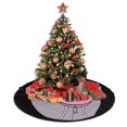 thumbnail image 4 of Falda para árbol de Navidad de Inside Out, suave y divertida, decoración navideña navideña de granja de 48", 4 of 4