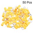 thumbnail image 2 of Unique Bargains RV3.5-5 Insulated Electrical Crimp Terminal, Ring Spade Wire Connector for AWG14-12 50Pcs, 2 of 3