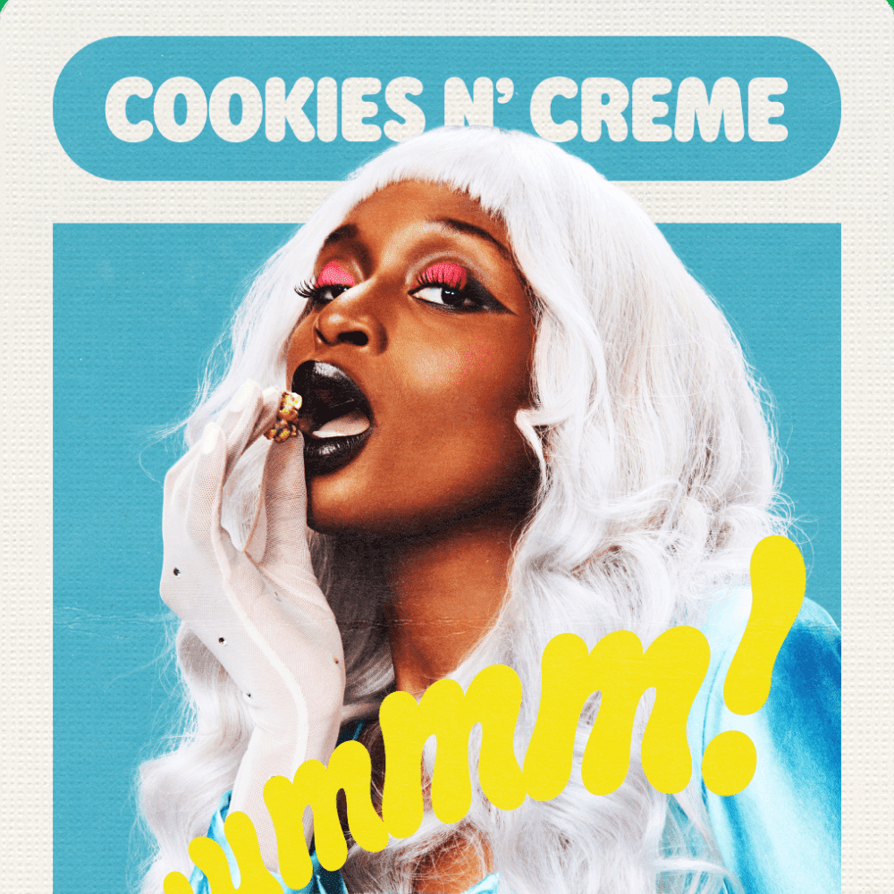 Good Eat'n Cookies N Creme Drizzled Popcorn 5oz - 9 Bags