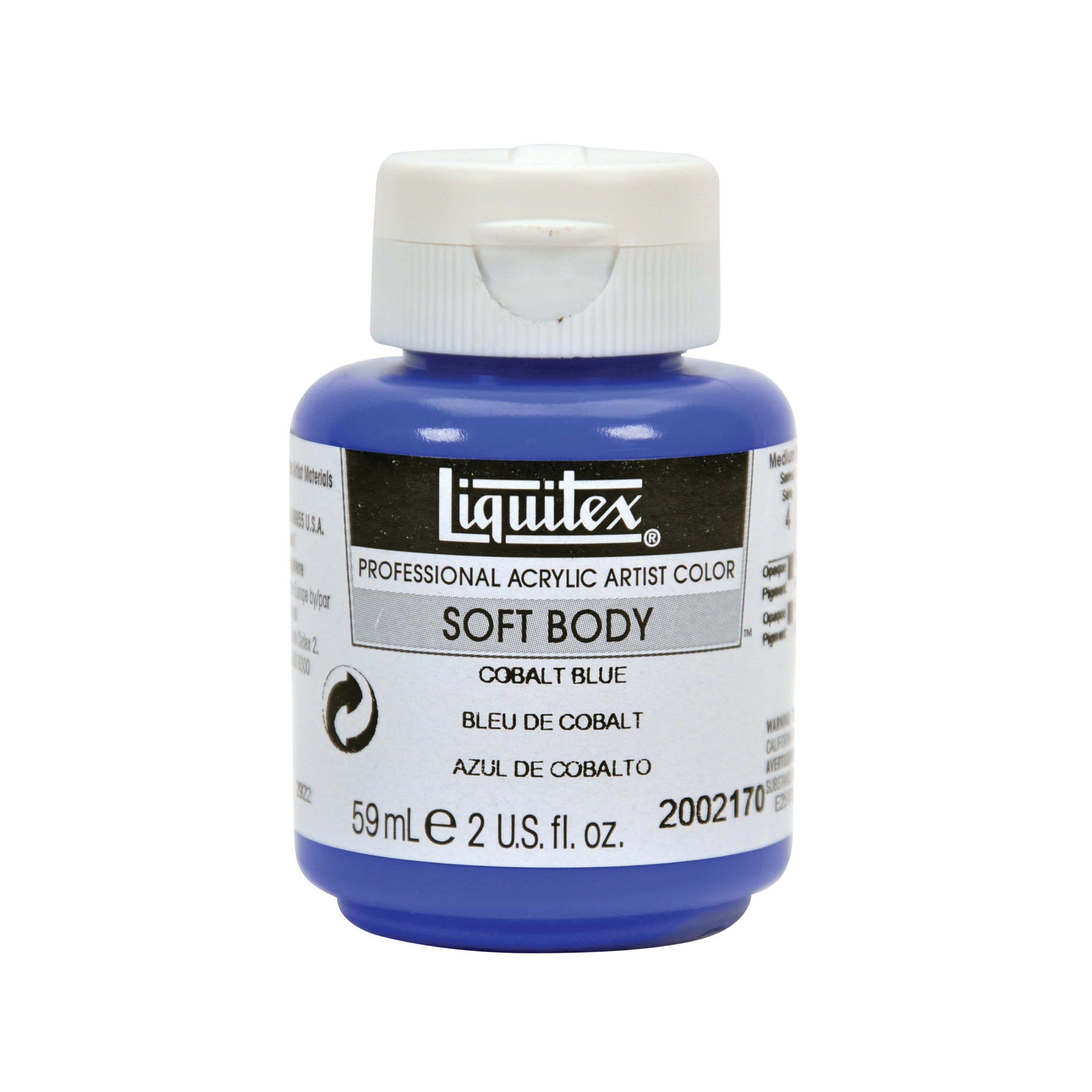 Liquitex Professional Soft Body Acrylic Paint, 2oz., Cobalt Blue