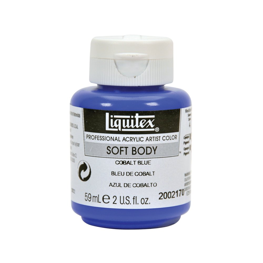Liquitex Professional Soft Body Acrylic Paint, 2oz., Cobalt Blue