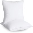 thumbnail image 2 of Home Decor Square Pillow Inserts, Pack Of 2, 14 X 14 Inches, White, Compressed Shipping, Machine Washable, 2 of 8