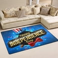 thumbnail image 2 of SKYSONIC Lightweight Non Slip Carpet Mats Area Soft Rugs Floor Mat Rug Decoration for Kids Room Living Room 60 x 39 inches Happy Independence Day Party, 2 of 6