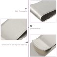 thumbnail image 4 of Shisuyan Metal Banknote Clips Stainless Steel Clip Silver 5Pack 2.2X0.8X0.4In, 4 of 9