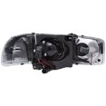 thumbnail image 4 of Headlight Set - Compatible with 2001 - 2006 GMC Sierra 2500 HD 2002 2003 2004 2005, 4 of 5