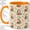Orange, variant on Reading Owl Accent Mug, 11oz Ceramic Coffee Cup for Book Lovers