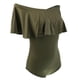 thumbnail image 3 of Mameluco de Mujer Ropa Playa Camisas Corto de Off-s de S Yuyangstore Traje de baño de una pieza, 3 of 8