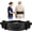 Black-1 Pack, variant on Rhino Valley Gait Belt Transfer Belt for Senior with 7 Handles, 59" Anti-Slip Transfer Belt for Elderly, Lift Belt, Nursing Safety Patient Assist, Blue & Black