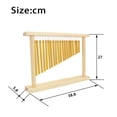 thumbnail image 2 of Labymos Carillons de Table 20 Tons Instrument de Percussion à une Rangée avec Support en Bois, 2 of 8