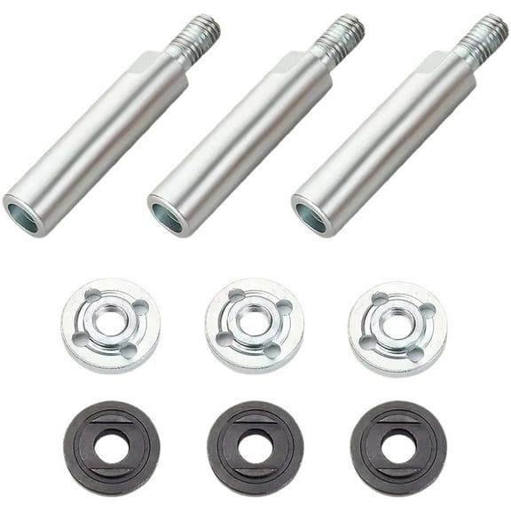 HHGBAD Angle Grinder Extension Rod Connector - Multi-Function, 45# Steel, Seamless Docking, Easy Installation, Fits Model 100 Polishers