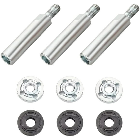 Eje de extensión de la rectificadora angular para pulir - varilla de conector roscado 5/8"-11 con llave hexagonal, encaja en amoladoras Model 100 para zonas difíciles de alcanzar y detalles interiores