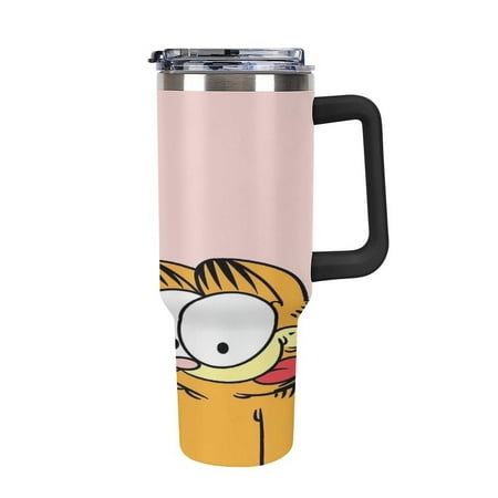 

Gar_field Anime Tumbler Gifts Presents for Kids Husband Tumbler Cups For Home Office Or Car Perfect Anime Presents Boys And Girls Boyfriend Black-style