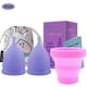 thumbnail image 1 of Women Portable Silicone Period Cup Collapsible Disinfection Cup for Cleaning and Storing Menstrual Cup Female Intimate Care Reusable Silicone Cups, 1 of 5