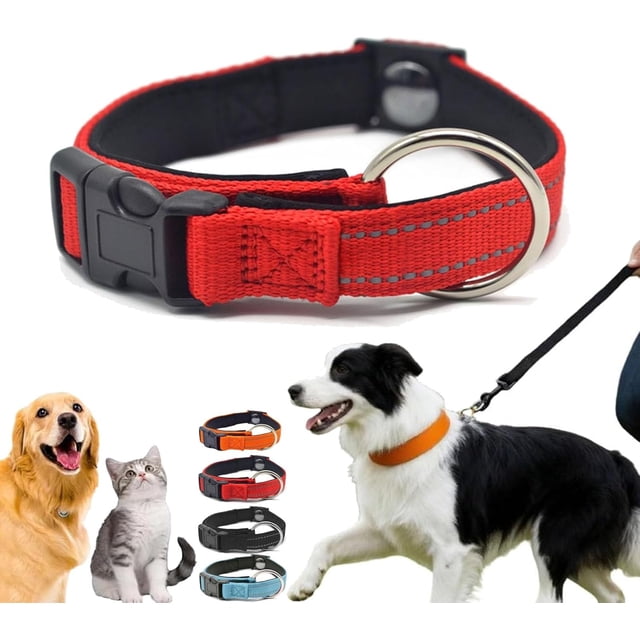 Collier Magnétique pour Chien Pawlibération, Collier Magnétique pour Chien, Pawlibération pour Chiens, Matériau + Boucle Robuste, Collier Réfléchissant à Double Couche Imperméable, Parfait pour Chiens Âgés (C1)
