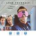thumbnail image 2 of Auriculares para Dormir, Antifaz para Dormir 3D, LIGHTIMETUNNEL Auriculares para Dormir Lavables con Altavoces estéreo Ultrafinos Micrófono Manos Libres para Insomnio Viajes Rosa, 2 of 5