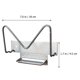 thumbnail image 2 of HEALEEP 1Jgo Rack Para Tapas De Ollas Y Tabla De Cortar En Acero Plateado Con Para, 2 of 8