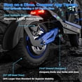 thumbnail image 5 of JUNLING Electric Scooter for Adults - 6000W Dual Motor, 40 Mph Top Speed, 52 Miles Max Range, 60V/30AH Battery, 12" Off-Road E-Scooter, 5 of 11