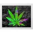 thumbnail image 2 of Stephen Chambers 14x12 White Modern Wood Framed Wall Art Titled - Cannabis, 2 of 6