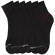 thumbnail image 4 of Medias deportivas Reebok con amortiguación, corte alto cuarto, negras, pack de 6, 4 of 7