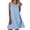 Blue, variant on CBASIHI Womens Sleeveless Gingham Dresses with Pockets- Crew Neck Loose Fit Summer Beach Vacation Casual A Line Sundresses Red Size S-3XL