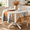 Taupe-70" (Round), variant on Fall Gathering Tablecloth (golden Rust 60" X 144" Rectangular)