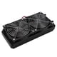 thumbnail image 3 of Radiador de fila de calor del enfriador de refrigeración por agua de la CPU del ordenador de 240MM con ventilador Dual de 18 tubos, 3 of 5