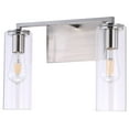 thumbnail image 2 of Minka Lavery Acacia 11" High Brushed Nickel Metal 2-Light Wall Sconce, 2 of 2