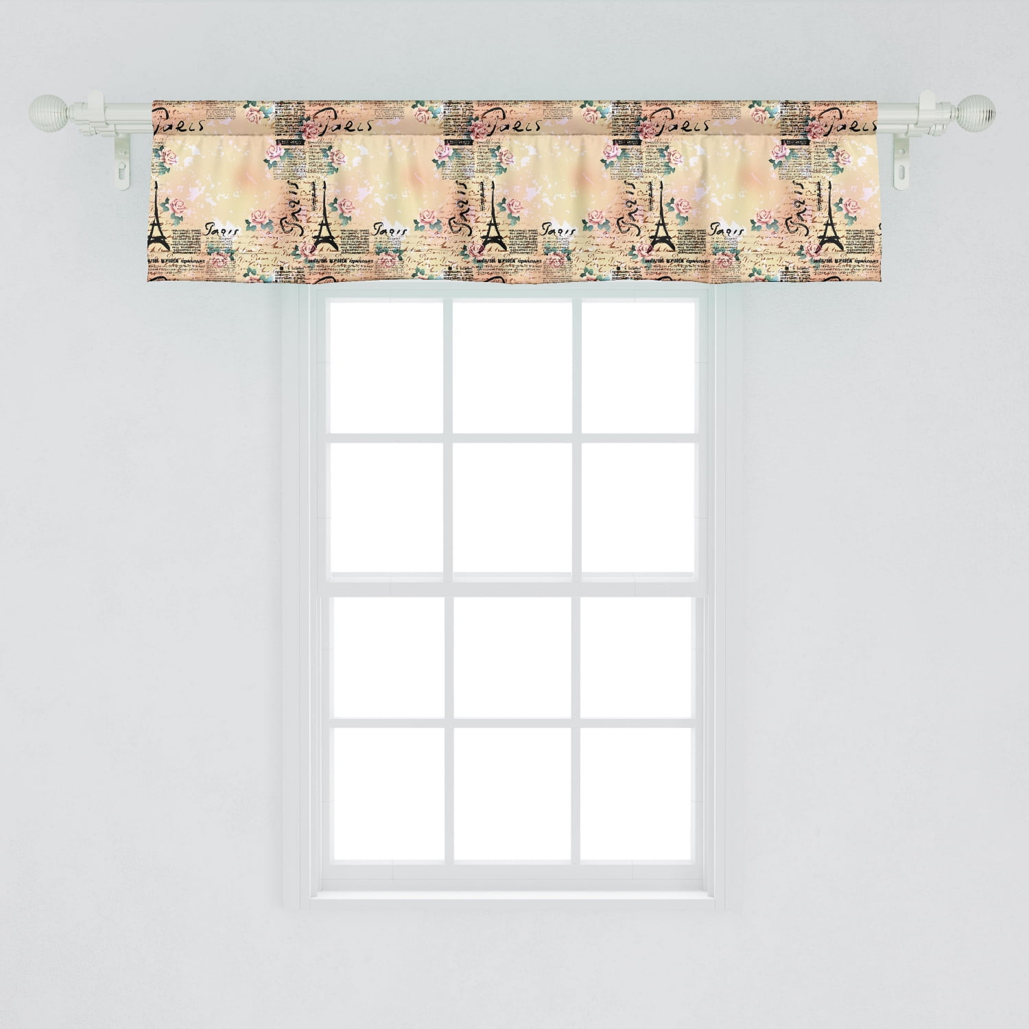 French Postcard Scalloped Valance 