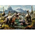 thumbnail image 2 of 1000 Piece Fierce Dinosaurs Jigsaw Puzzle, 2 of 5