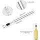 thumbnail image 4 of Enfriador de vino, enfriador de vino de acero inoxidable de grado alimenticio para botellas de vino, vienen con aireador, tapón, juego de regalo 4 en 1 Afortunado Sencillez, 4 of 5