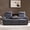 Dark Grey & 3-Seat with Flip Console, variant on Amerlife 3 Seat Power Reclining Sectional Sofa with Dual Consoles, Light Grey, Cup Holders, USB, Hidden Storage, Linen Upholstery