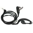 thumbnail image 2 of Earphone, Sensitive PTT Button 2.5mm Plug Black Rotatable Clip 2 Way  Headphone With Mic For T80 For TLKR, 2 of 8