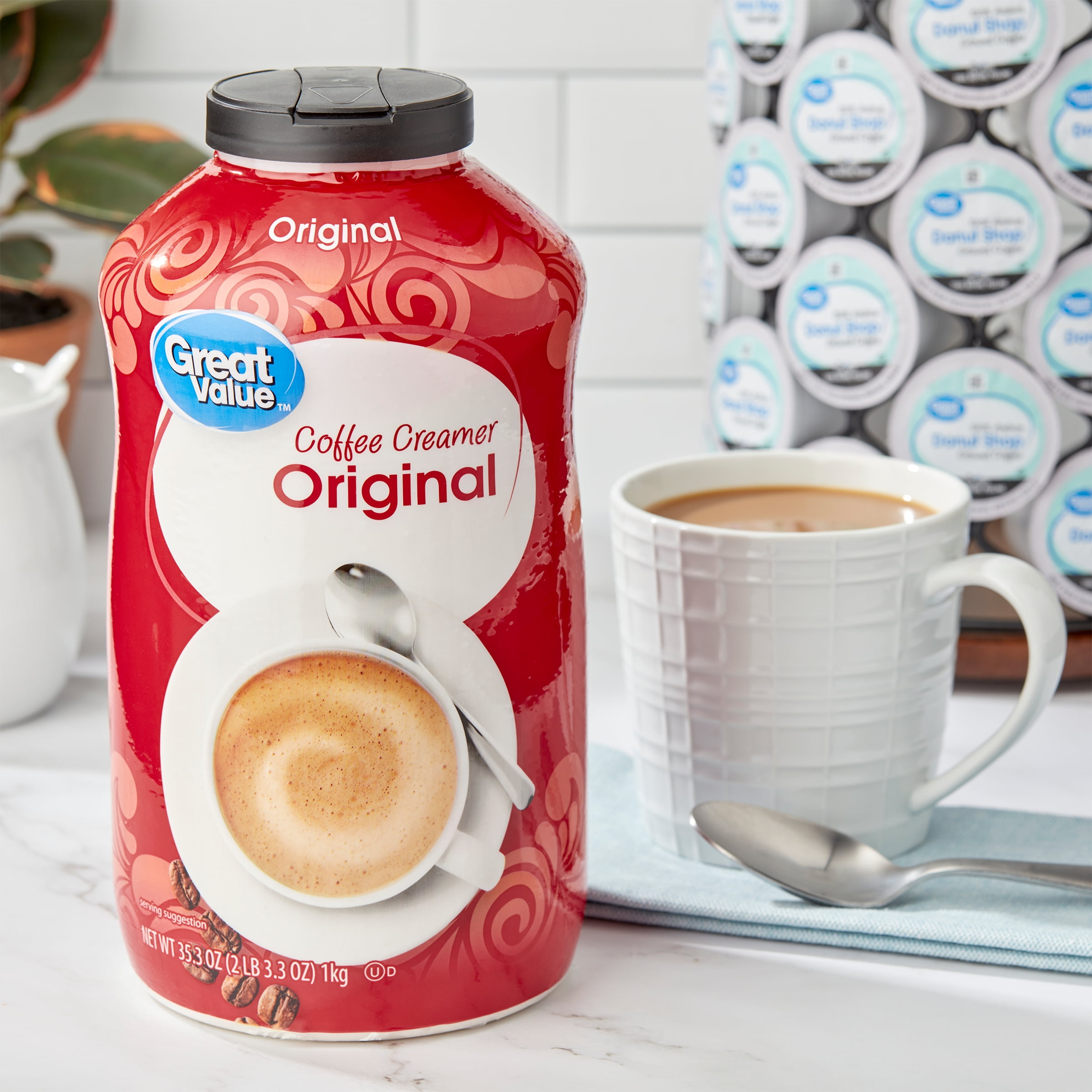 Great Value: Non-Dairy Coffee Creamer, 35.3 Oz