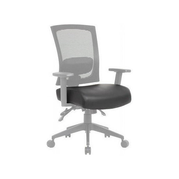 Lorell Task Chair Antimicrobial Seat Cover 19" Length x 19" Width - Polyester - Black - 1 Each