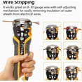thumbnail image 5 of 3 in 1 Automatic Self Adjusting Wire Stripper/Cutter/Crimper, 8 Inch Multi Pliers For Electrical Wire Stripping, Cable Cutting, Crimping Tool from 8 AWG to 30 AWG (8 AWG to 30 AWG), 5 of 6