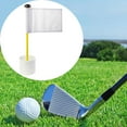 thumbnail image 4 of de palos para golf para patio trasero Copa de agujero de práctica para golf Putting Green Flag Banderas de pasador para golf de 2 secciones para jardí, 4 of 8