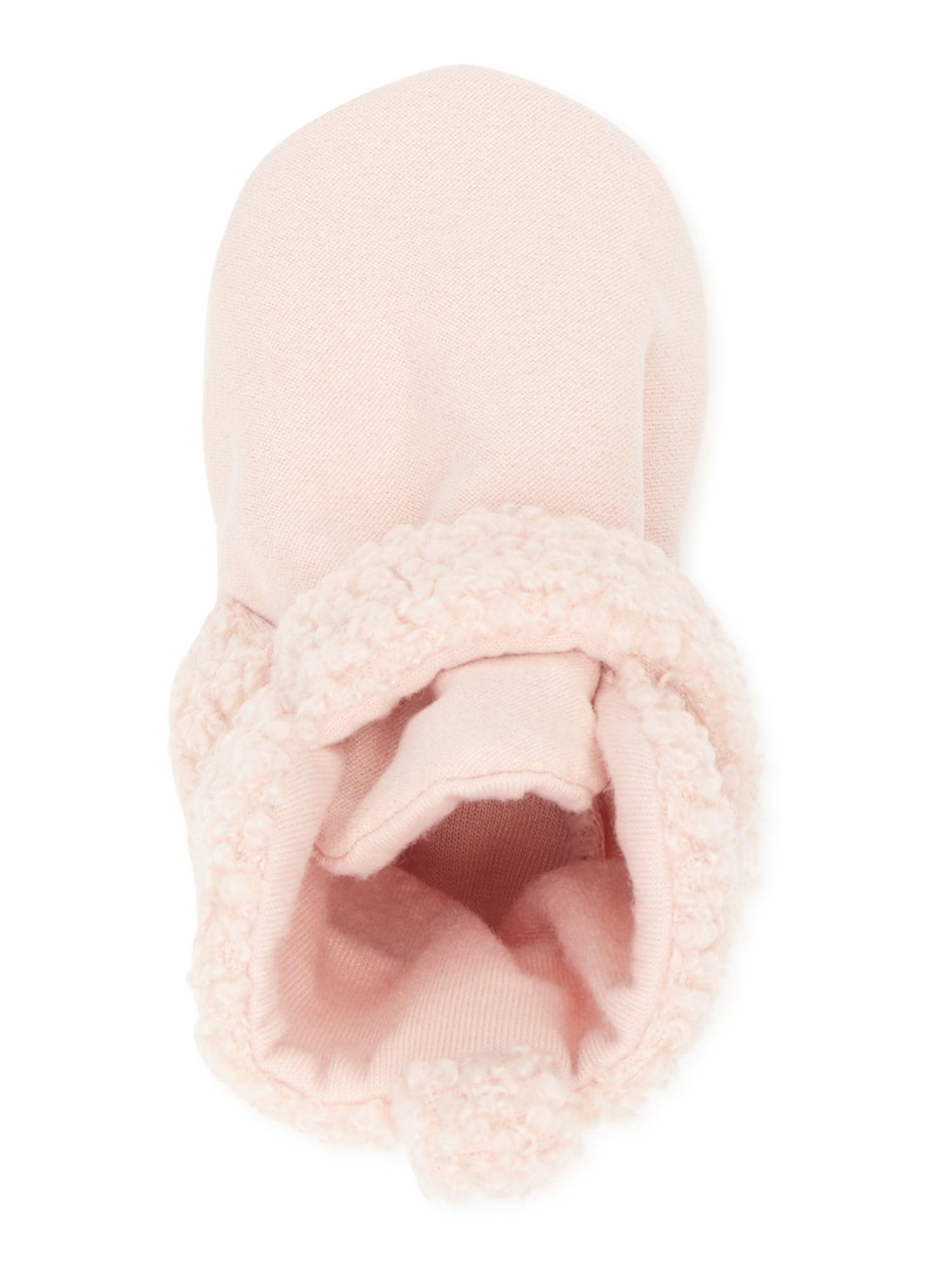Carter's Child of Mine Infant Girls Pink Wrap Slipper, 0-6 Months