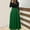 Green, variant on Deal for Days Holiday Decor Ofreoo Women's Fashion Solid Long Sleeve Round-neck Pullover Patchwork Dress Womens Fall Fashion 2024