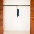 thumbnail image 3 of Shisuyan Adjustable Length Bathroom Telescopic Rack Black 2Pcs, 3 of 8
