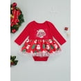 thumbnail image 3 of goowrom Barboteuse de Noël pour Bébé, Cache-Couche à Imprimé du Père Noël, 3 of 9